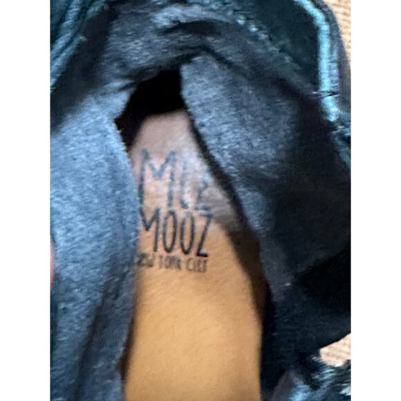 Miz Mooz Gem Dressy Boots Black Ruched Leather Size 6.5/7 US 37 EU NWOB Stylish - Picture 14 of 14